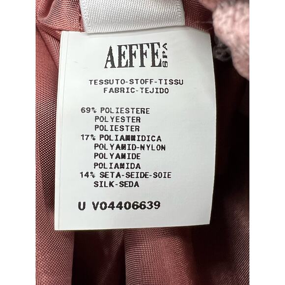 Aeffe Spa Women's Size 2 Fit Flare Sleeveless Mini Dress Multicolor Zip Up - Picture 6 of 7